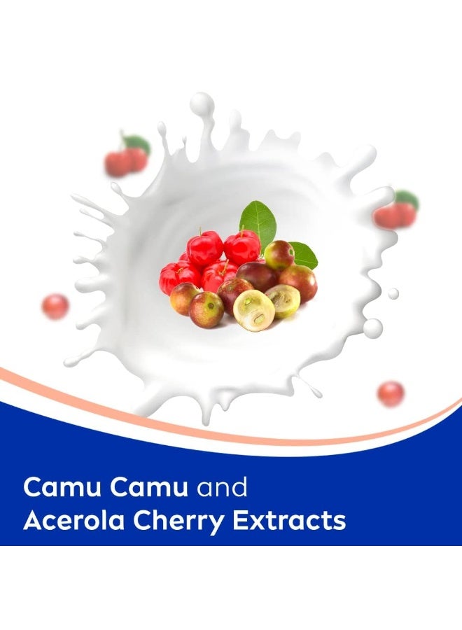 نيفيا لوشن الجسم نيفيا ناتشورال جلو لتوحيد لون البشرة، 400 مل | يحتوي على 40 ضعفًا من فيتامين C وحماية من الأشعة فوق البنفسجية لحماية وترطيب البشرة في الصيف | مع مستخلصات الكامو كامو والكرز الهندي | مناسب لجميع أنواع البشرة. - Image 3